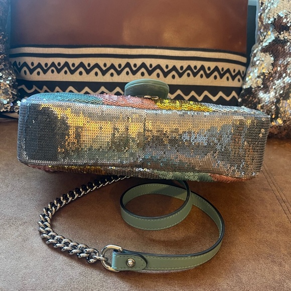 Gucci Marmont Pastel Multicolor Sequin Crossbody Bag - Picture 8 of 10